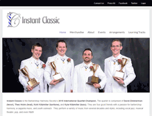 Tablet Screenshot of instantclassicquartet.com